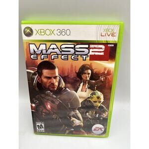 Mass Effect 2 (Microsoft Xbox 360, 2010) Complete With Discs Manual